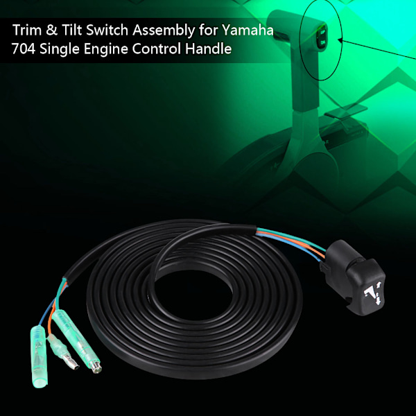 Trim & Tilt -kytkin kokoonpano Yamaha 704 Yksimoottorinen ohjauskahva 704-82563-41-00