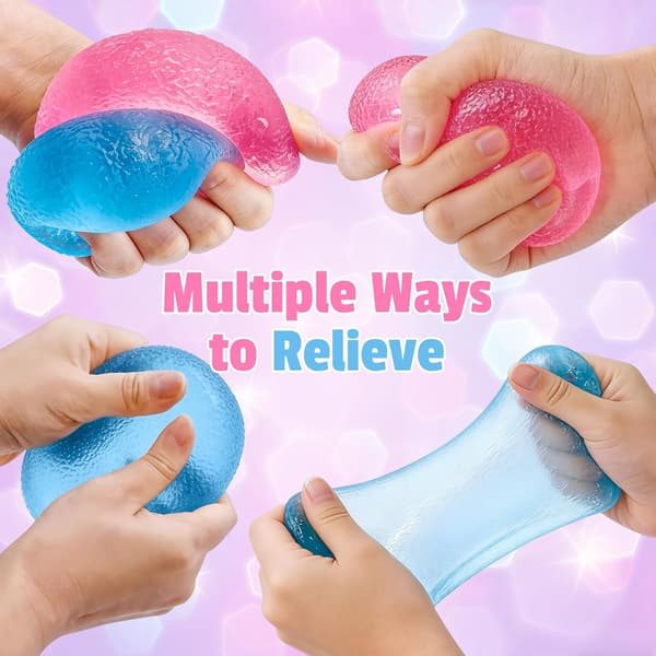 2 Gumdrop Squishy Fidget Legetøj, Gumdrop Sensoriske Stressbolde til Børn og Voksne[SZ]