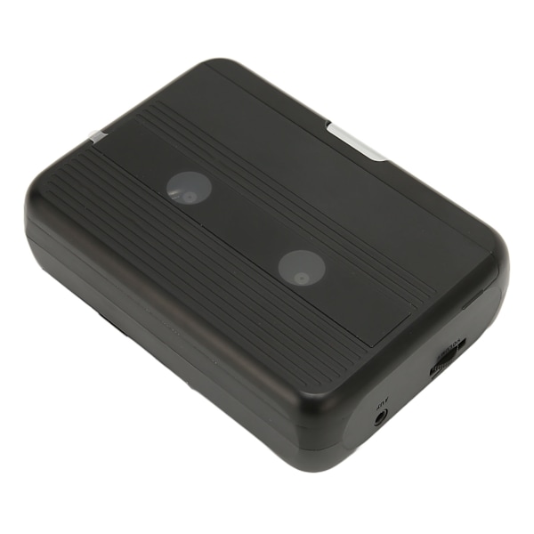 Bluetooth-kasettinauhuri Stereo Retro Auto Reverse Kannettava Langaton FM-nauhanauhuri kuulokkeilla matkoille, musta