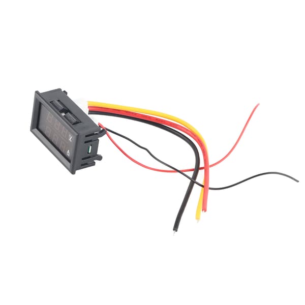 DC 0‑300V Dobbelt Display Volt Amp Meter Digital Spenning Strøm Amperemeter Måler Omvendt Polaritetsbeskyttelse