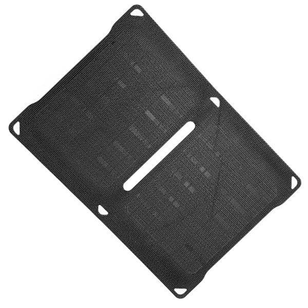Bærbar 10W solcellepanellader - høyeffektiv monokrystallinsk, doble USB-porter - perfekt for bobilcamping og fotturer