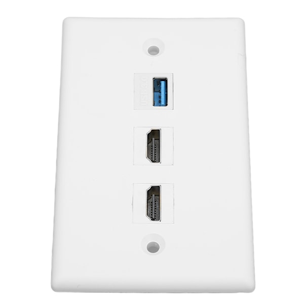 HD Multimedia Interface Ethernet USB Väggplatta 2 Portar HD Multimedia Interface Keystone 1 Port USB 3.0 Väggplatta