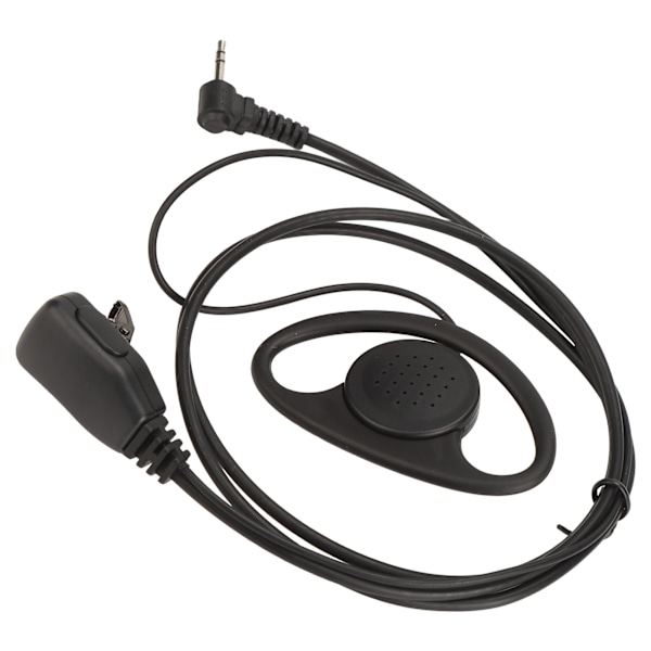 Walkie Talkie Ørestykke Elektropletteringsproces 1 Pin 2,5 mm To-vejs Radio Headset til Motorola Walkie Talkie 2 stk. Sæt
