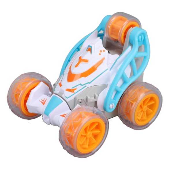 Multifunktionell stuntbilleksak - Fjärrkontroll, Spray, Musik, Belysning - Barnpresent (orange)