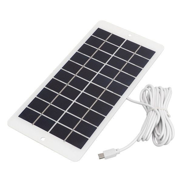 Tehokas aurinkopaneeli puhelimen lataukseen, ovikelloon ja valvontakameraan - 4,5W 5V