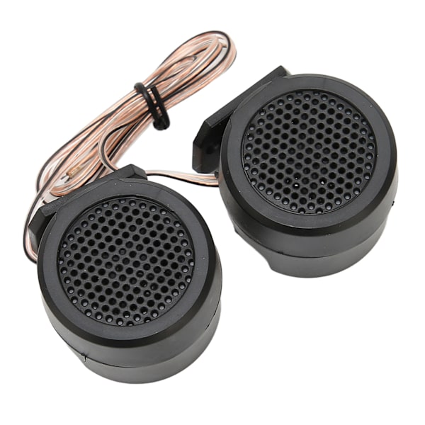 2 stk. Bil Dome Tweeter 500W 4 Ohm Innebygd Kondensator Flott Lydkvalitet Bilhøyttaler