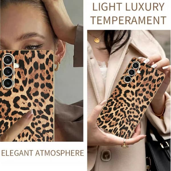 Leopard Cover til Samsung Galaxy S26 - Leopard multifärg multicolor