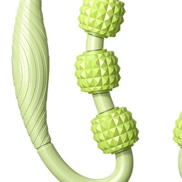 360 asteen lihasrullahierontalaite jaloille, kaulalle, käsille ja käsivarsille - vihreä rypäleenvihreä