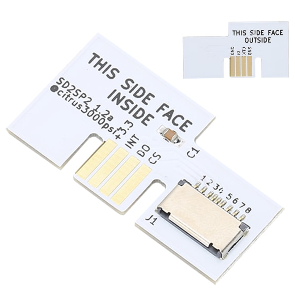 Micro-muistikortinlukijan emolevy, laadukas ammattimainen tallennusemolevy, valkoinen