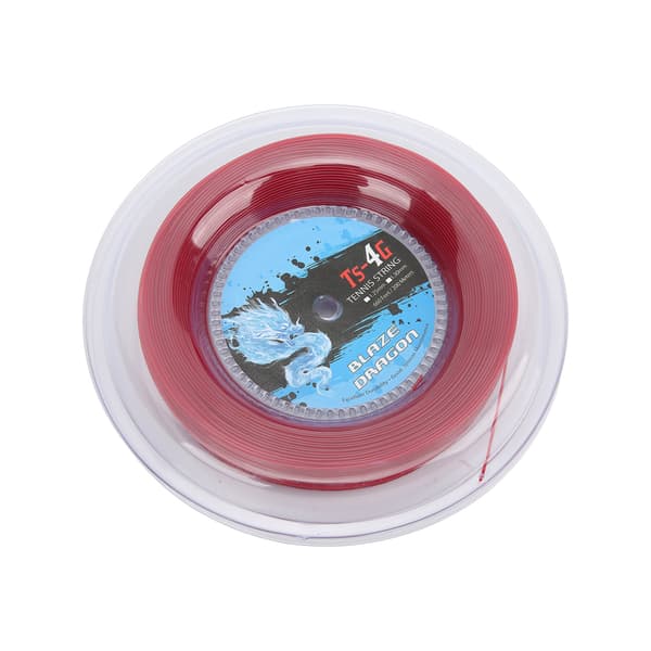 Tennis Racket String 1.3mm 200m Racket String Reel for Daily Training for Amateurs Red