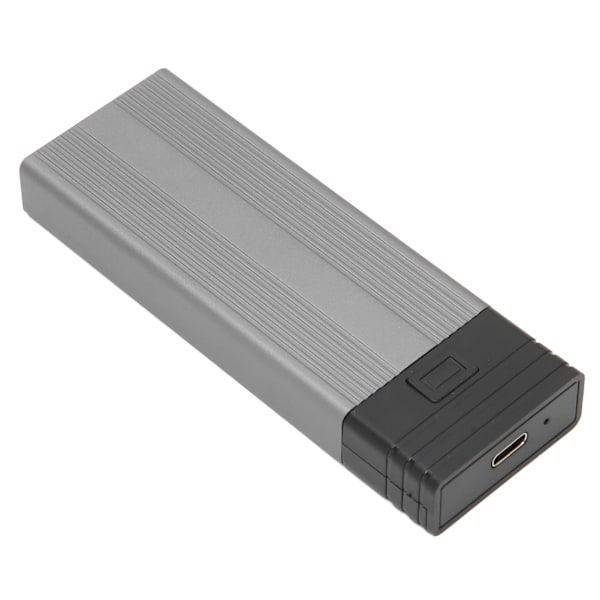 Nvme SSD Kabinet 4 i 1 USB3.0 M.2 NVME NGFF Maksimalt 10Gbps Auto Sleep NGFF SSD Kabinet til Telefon Tablet Desktop Grå