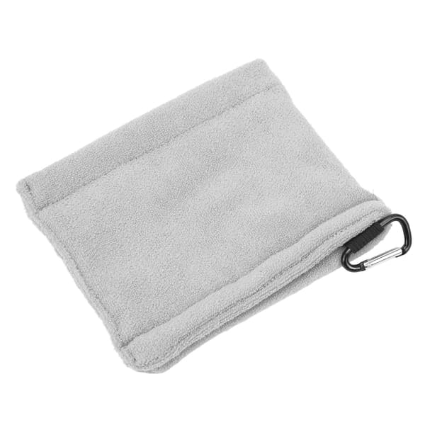 Golfhåndklæder Bløde Multifunktionelle Høj Vandabsorption Bærbare Mikrofiber Golf Aftørringsklud til Bolde Golfkøller Grå