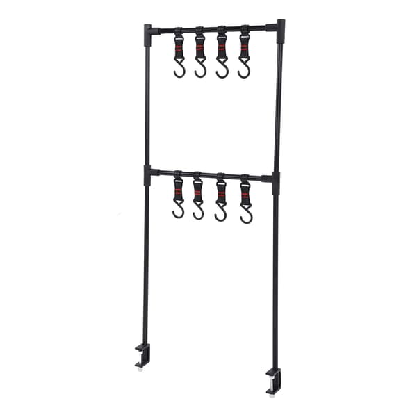 Outdoor Desktop Shelf Multifunction Ultralight Portable Desktop Shelf with Adjustable Camp Hooks