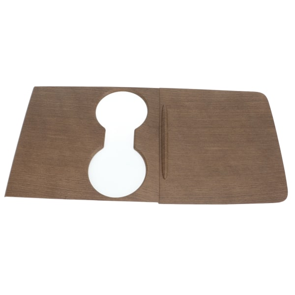 Wood Grain Style 2PC Center Console Vattenkopp Panelskydd för Tesla Model 3 Y 2021-2023