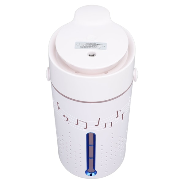 Bluetooth Music Speaker Luftfuktare - 1000ml USB Ultraljud Luftfuktare för stora rum