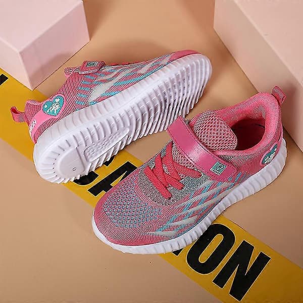 Piger Sneakers Åndbare Børneløbesko Mode Sportssko 3A8097