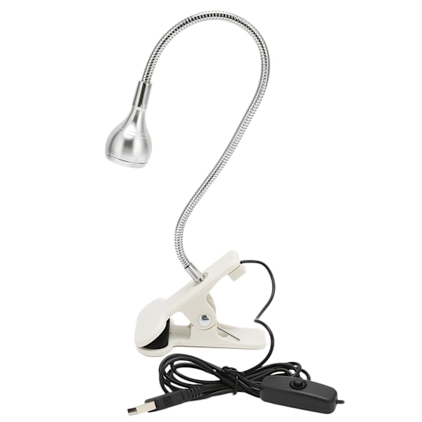 USB Svanehalslampe 1W DC3‑5V 360 Graders Fleksibel LED Svanehalslampe Aluminium Legering Plug and Play Læselampe til Reparation
