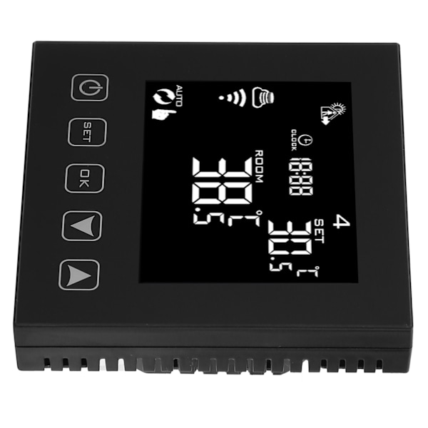 16A Smart Temperaturstyring WiFi Fjernbetjening Gulvvarme Termostat til Hjem AC90‑240V