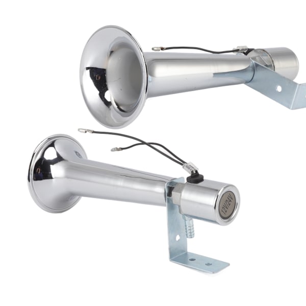 Globaali bilhorn super kova 180DB yksitorvi kuorma-auton auton torvi sopii ajoneuvoihin, juniin, laivoihin DC 12-24V kromiväri