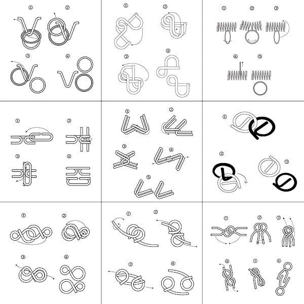 Julekalender 2024 - Blind Box Barn Maze Spill, Luban Ball Låst Sirkel, Kreativ Julegave til Barn - Små Orkesterleker