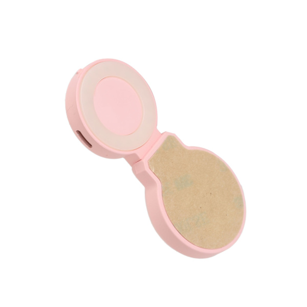 Genopladelig Mini LED Selfie Lys - 4 justerbare indstillinger - Rosa
