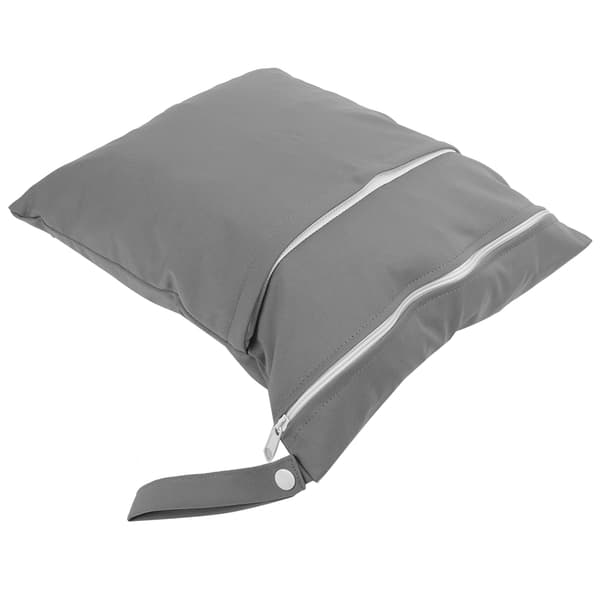 Vanntett Bleiepose Organizer Lommer Oppbevaringspose for Bleier Mummy Storage Grå