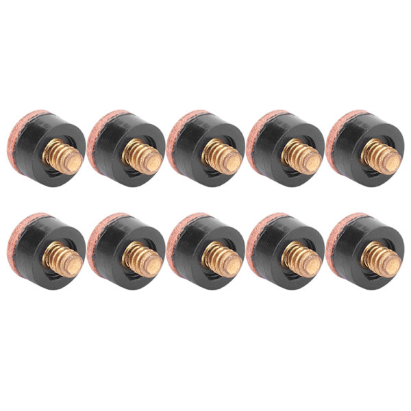 Biljardi Snooker Pool Cue Tips -varaosat - 10 kpl (12 mm)