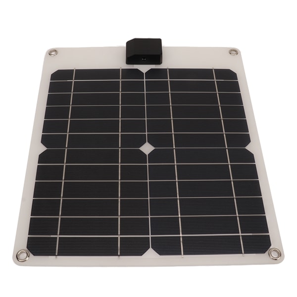 15W Vattentät Dual Output Solar Panel Kit för Bil Båt Trailer RV - Vit