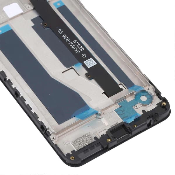 (Ny) LCD-skærm til ZTE Blade A71 A7030 2021 Digitizer Komplet Samling med Ramme (Sort) Black