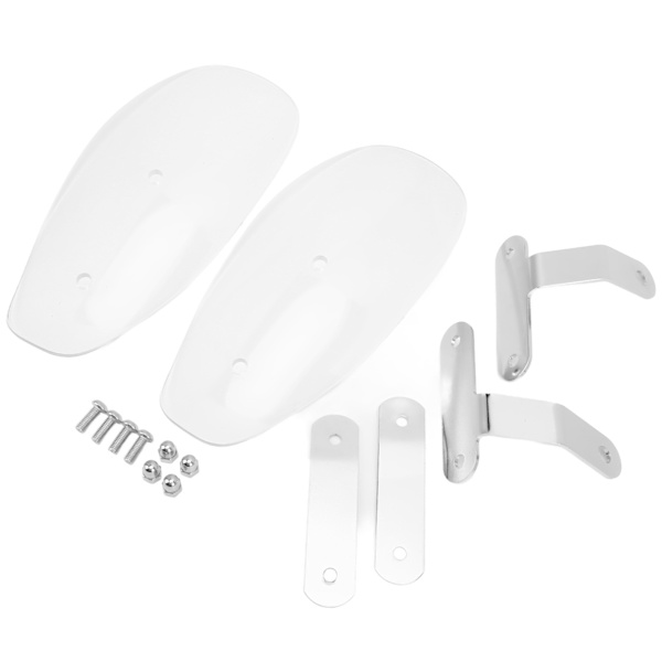 Motorcykel Handguard Wind Cold Shield Protector - 2st, Transparent