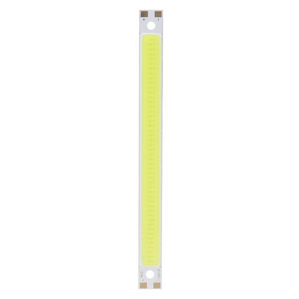 LED-lysbrikkepanel 3000‑6500K/12‑14V 10W Integrert COB-lyskilde 1000lm 120x10mm Ren hvit