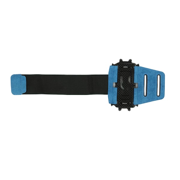 Mobiltelefonhållare för löpning Armband 360 Grader Rotera Smart Telefon Armband med Hörlurar Datakabel Lagringsskikt Vitality Blå Stor