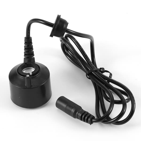 Svart Mini Mist Maker for Vannfontene, Dam, Akvarium