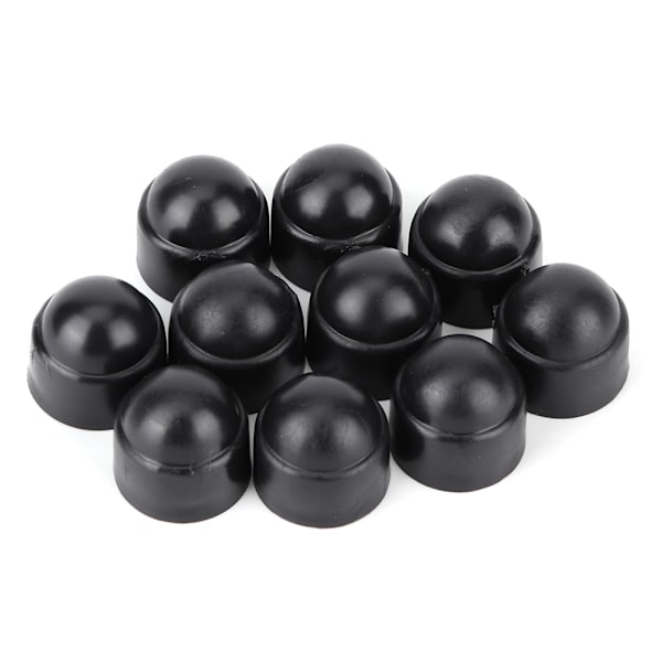 10 st 15mm/0.59in M8 Plast Hexskruvar Muttrar Huvudskydd Tillbehör