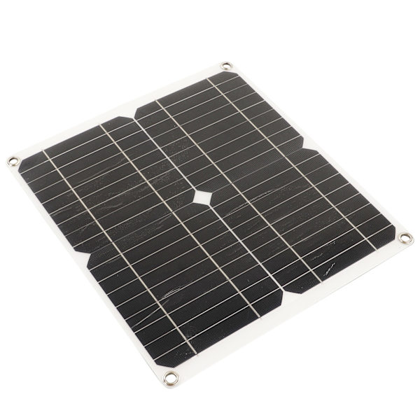 Monokristallin silikon vattentät solpanel - hög prestanda för husbil, bil, båt, släp - 20W, 18V, 10A