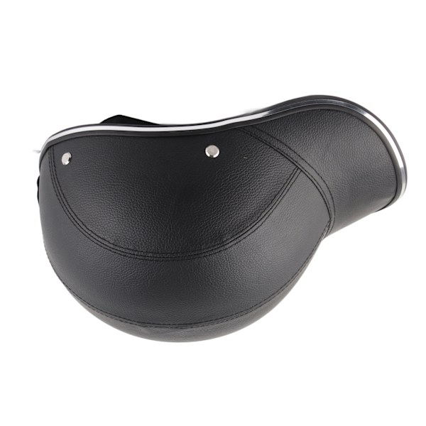 Svart motorsykkel halvansiktshjelm baseballcaps Hard hatt beskyttelseshjelm