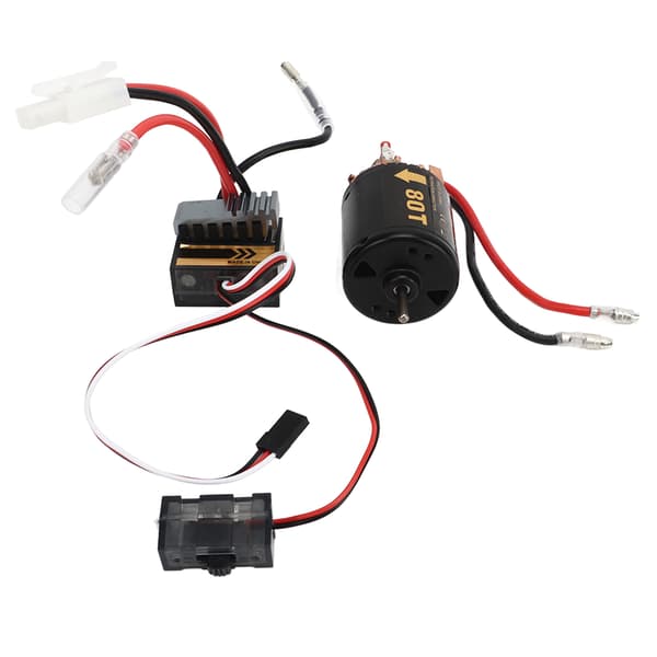 RC Børstet Motor Højfrekvens Drivsystem 320A Børstet Motor ESC Klatrebil til Tamiya 80T