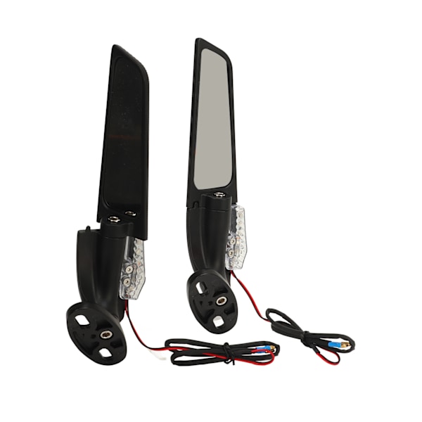 Motorsykkel LED-bakspeil for NINJA 250 300 400 650 H2 H4 - Justerbar og stilig