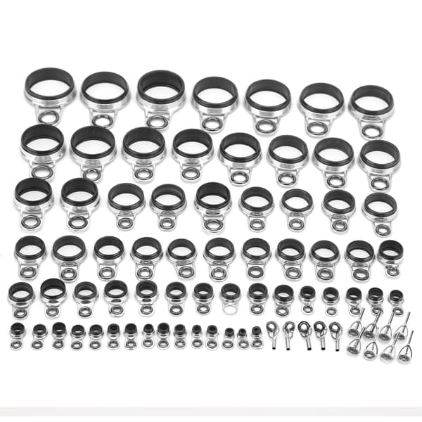 Teleskopisk Surf Casting Stang Guide Tip Tops Reparationssæt Fiskespø Eye Line Guide Ring