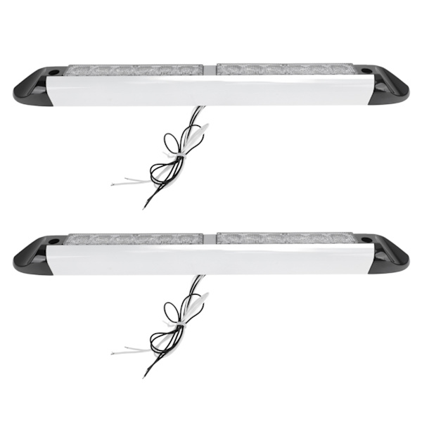 RV LED-markislampor - Energisparande exteriör Utility Light Strip Bar för lastbilar, husvagnar och släpvagnar (2 st)