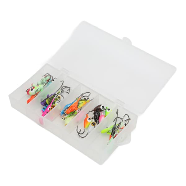 Vinterfiske Lokkemiddel Jigger Kunstig Mini Isfiskekroker Lite Hode Jig Bait