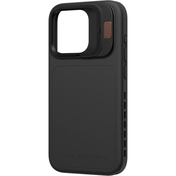 Cover - PolarPro - LiteChaser - iPhone 15 Pro Max - Aluminium - Sort - Komplet beskyttelse Svart Aluminium