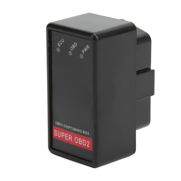 OBD2 Drivstofføkonomiseringschip Tuningboks med Bryter 12‑24V Universal ABS ECO Energi Drivstoffbesparelse for Biler