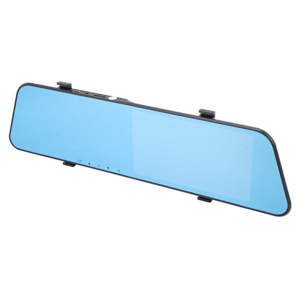 Bil DVR-kamera - Dual Lens 1080P Full HD-pekskärm - Rörelsedetektering - Bakre inspelare - 16 GB minneskort