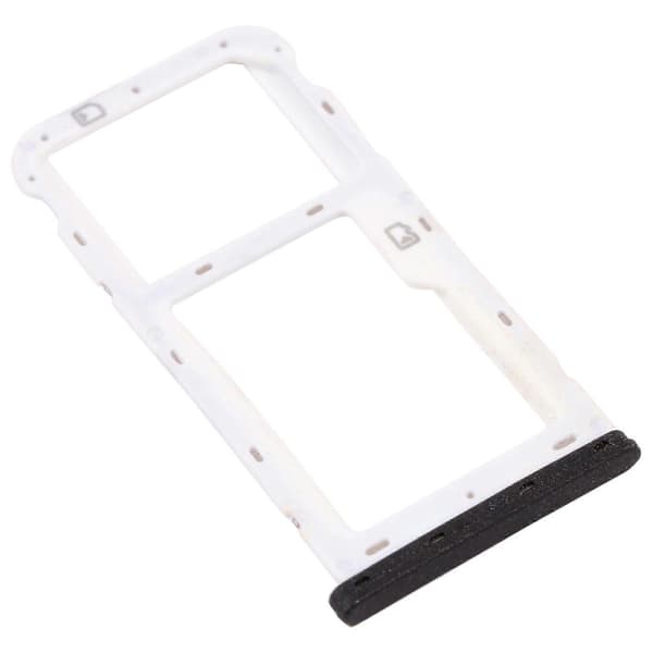 (Ny) SIM-kortfack + SIM-kortfack / Micro SD-kortfack för ZTE Blade V9 Vita Black