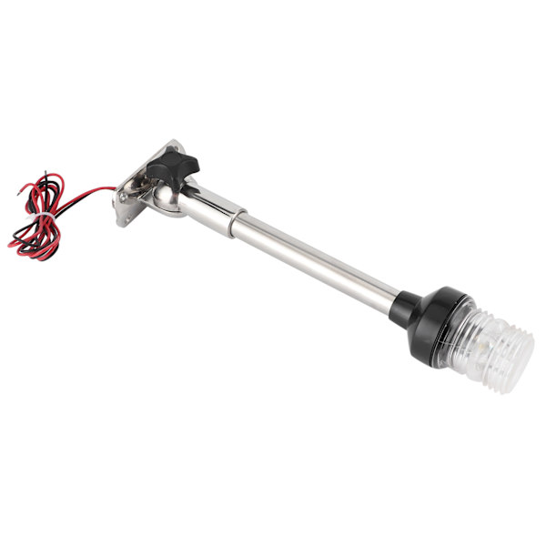 LED vedenpitävä ankkurivalo jahdille/veneelle - 305 mm, 360 astetta ympäri, 12V/24V
