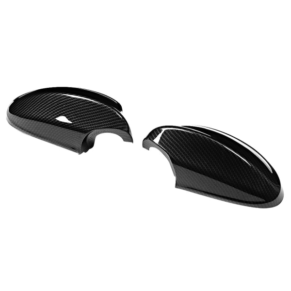 Carbon Fiber Style Dörr Spegelskydd Bakre kåpa för E90 05-07
