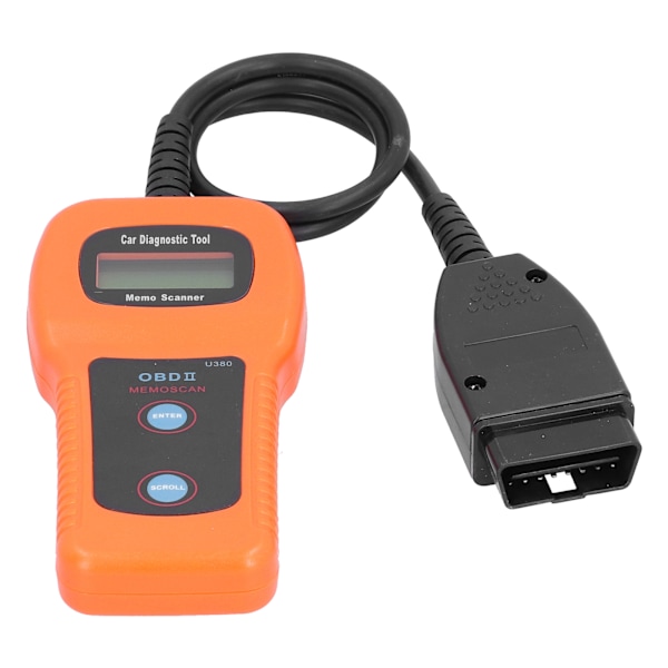OBDII-moottorin vikakoodinlukija LCD-näytöllä, ammattimainen diagnosointityökalu autoille ja kuorma-autoille