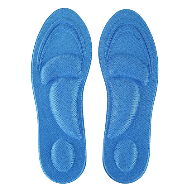 Memory Foam -pohjalliset naisille, joilla on litteät jalat (vaaleansininen)