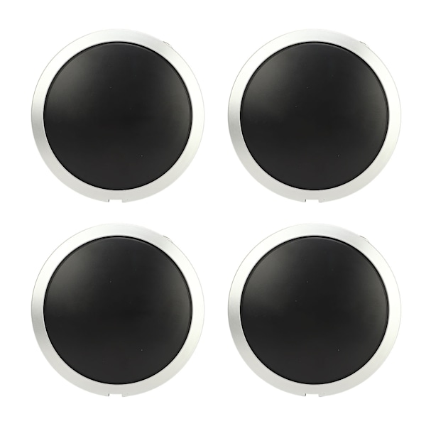 FIAT 500 2007-2019 White Circle Red Letter 4st Hjulnavkapsyl 68078419AC